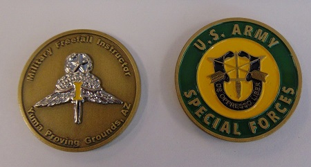Special Forces HALO Freefall Instructor Challenge Coin