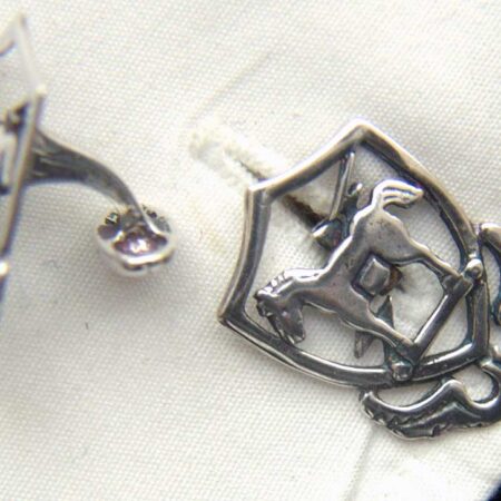 Army 10th Special Forces 1950's beret badge Sterling Silver Cuff Links