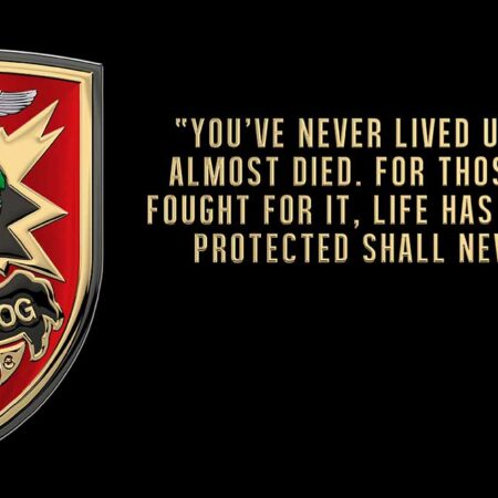 Military Assistance Command, Vietnam – Studies and Observations Group SOG "You have never lived" All Metal Sign 18 x 9"