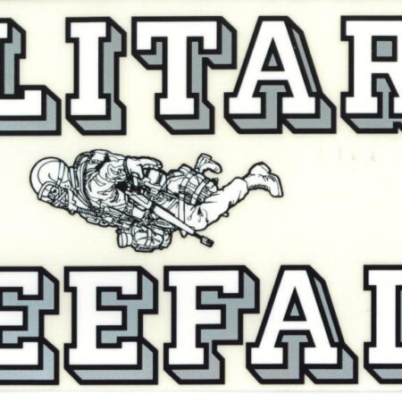 Military Freefall Bumper Sticker HALO