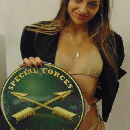 ARMY Special Forces All Metal Sign 14" Round