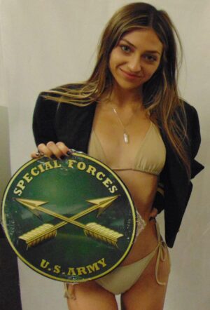 ARMY Special Forces All Metal Sign 14" Round