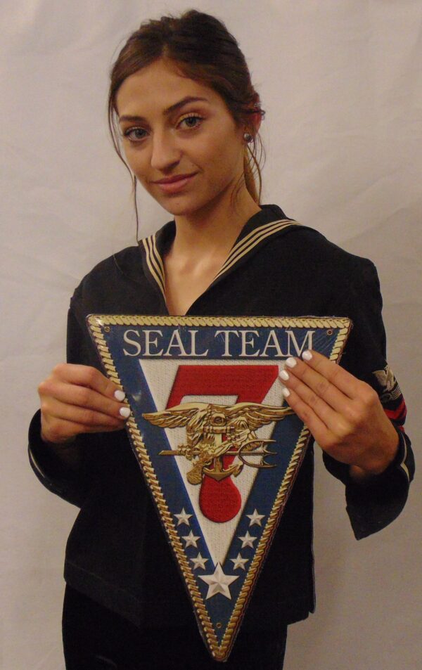 SEAL TEAM SEVEN all metal Sign 12 x 16"