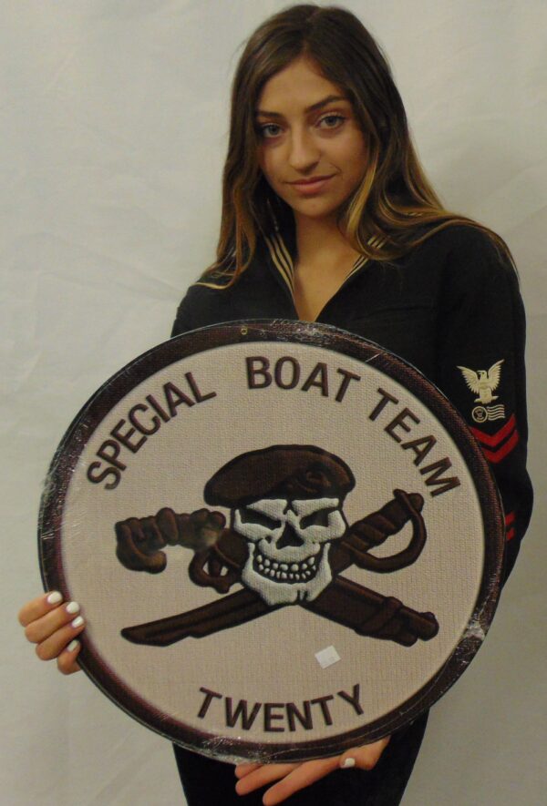 SPECIAL BOAT TEAM 20 all metal Sign 16" Round