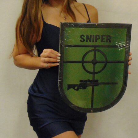Sniper Metal Sign 13 x 18"