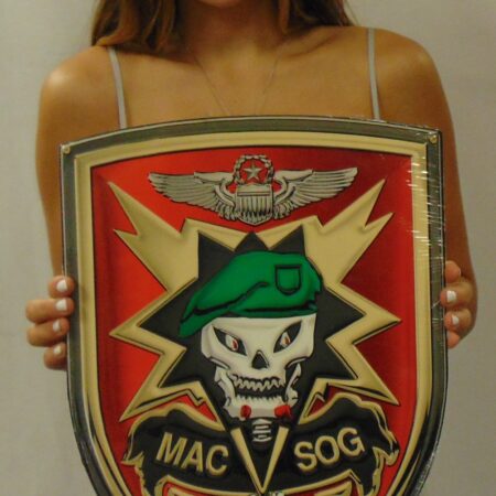 Military Assistance Command, Vietnam – Studies and Observations Group MACVSOG MACV SOG 18 x 12" all Metal Sign