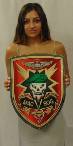 Military Assistance Command, Vietnam – Studies and Observations Group MACVSOG MACV SOG 18 x 12" all Metal Sign