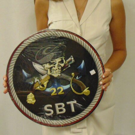SPECIAL BOAT TEAM 22 all metal Sign 16" Round