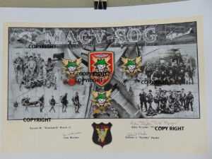 Signed MACV-SOG Recon Team Idaho Print.