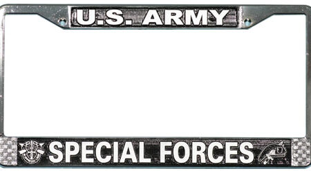 Army Special Forces License Plate Frame