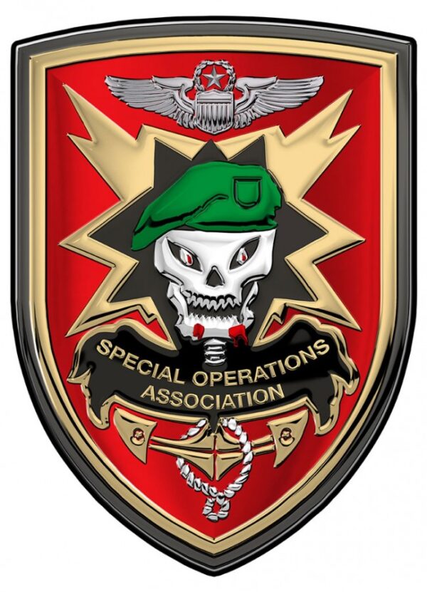 Special Operations Association (SOA) 18 x 12" all Metal Sign