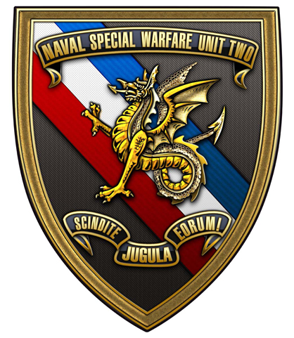Naval Special Warfare Group Two (2) all metal Sign 16"