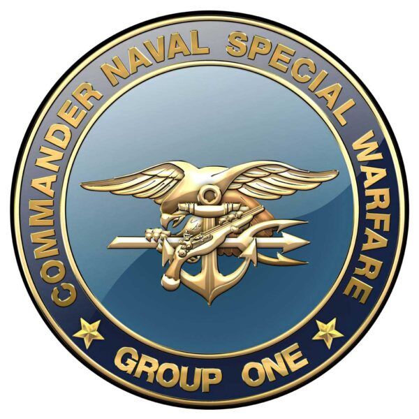 Navy Commanders Naval Special Warfare Group One all metal Sign 16" Round