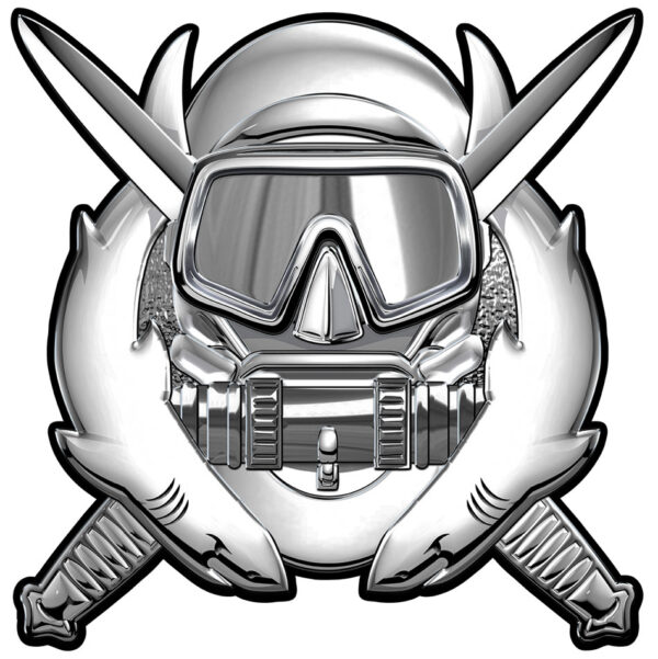 Special Operations Combat Diver all metal Sign 11 x 11"
