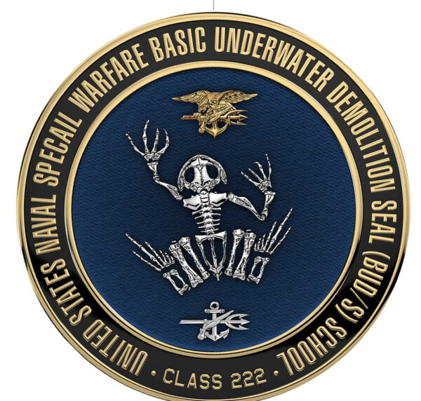 Naval Special Warfare Basic Underwater Demolition Seal BUD/S Personalize 14" -Round