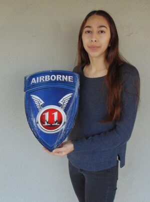 11th Airborne Division 11 x 16" Metal Sign