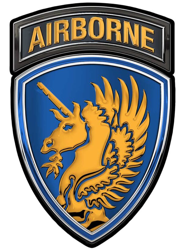 13th Airborne Division Metal Sign 11 x 16"