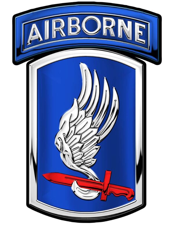 173rd Airborne Infantry Regiment Metal Sign 11 x 16"