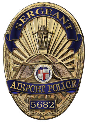 Los Angeles Airport Police Sergeant Sign
